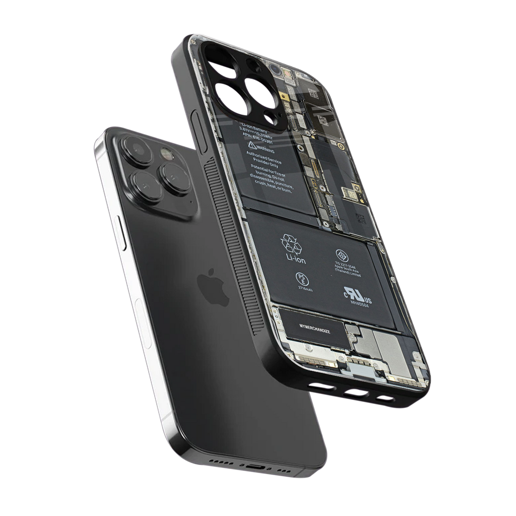 core view back phone cover | glass case for iphone 14 pro max