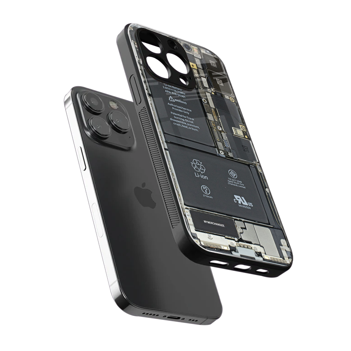 core view back phone cover | glass case for iphone 14 pro max