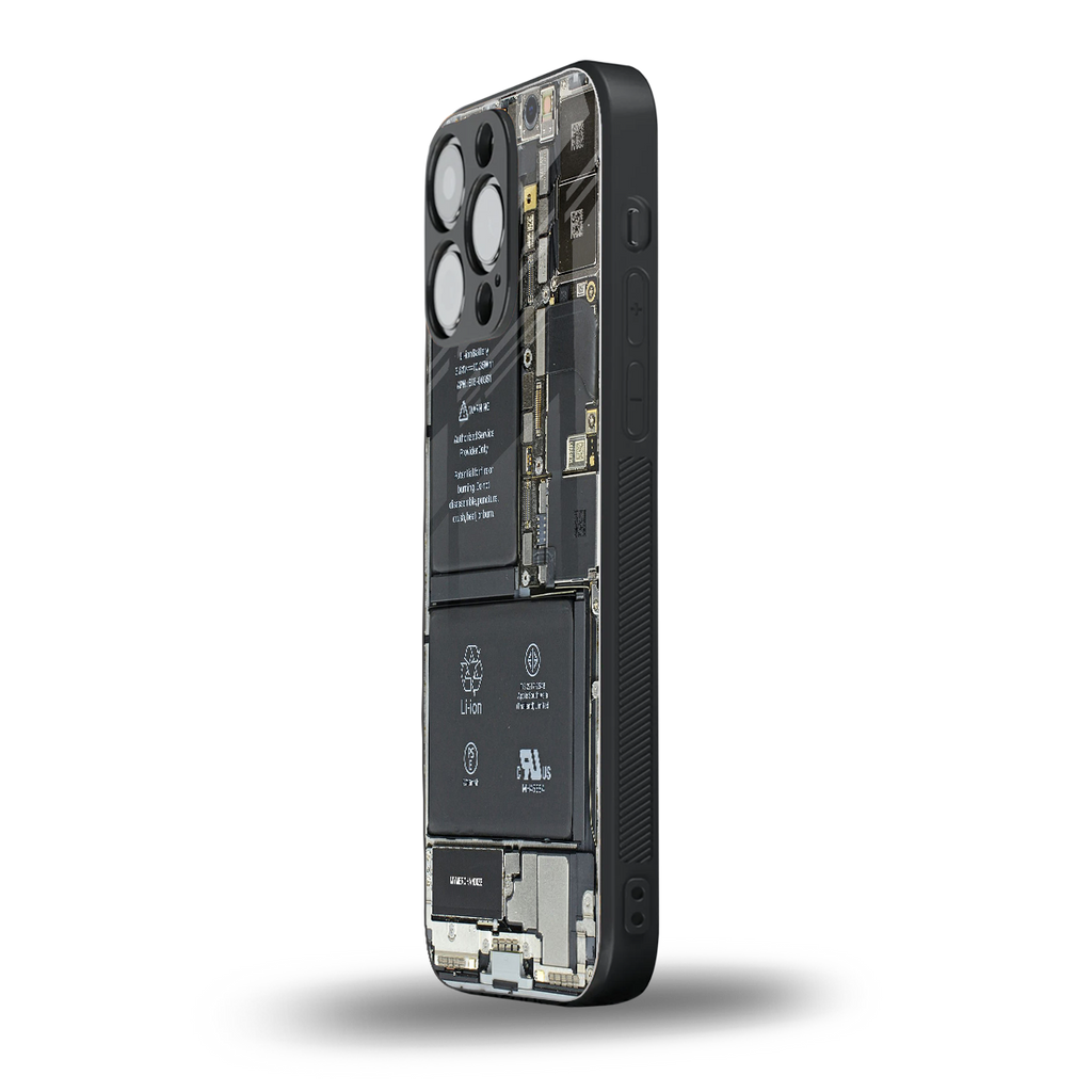 core view back phone cover | glass case for iphone 14 pro max