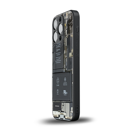 core view back phone cover | glass case for iphone 14 pro