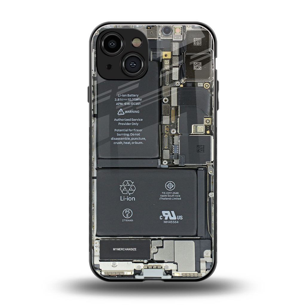 core view back phone cover | glass case for iphone 15