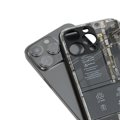 core view back phone cover | glass case for iphone 14 pro max