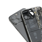 core view back phone cover | glass case for iphone 16 plus