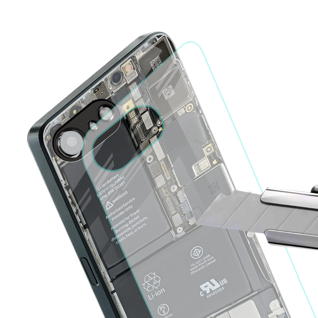core view back phone cover | glass case for iphone 16e