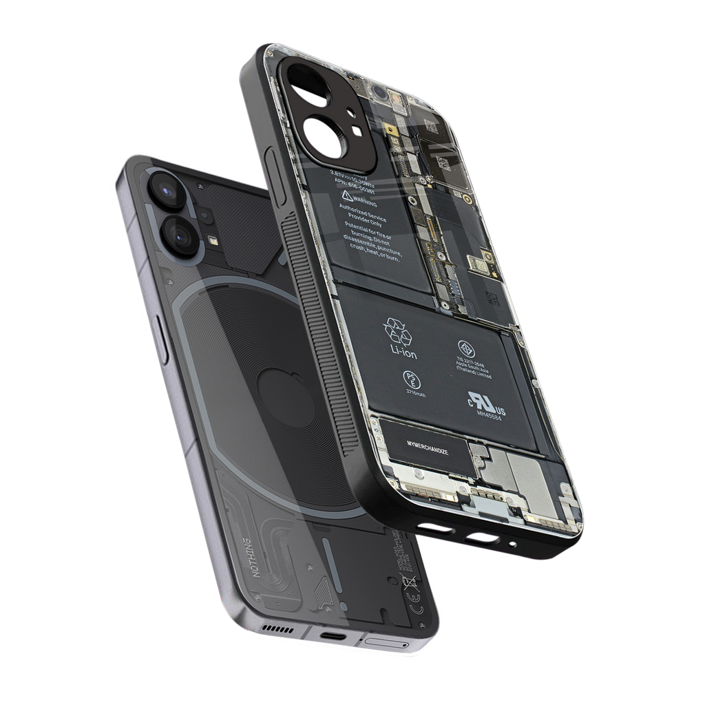 core view back phone cover | glass case for nothing phone 1