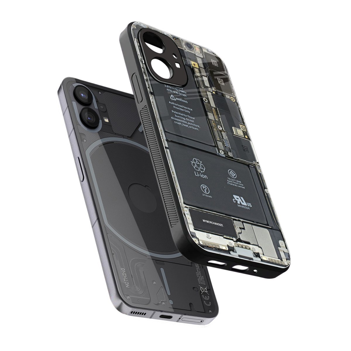 core view back phone cover | glass case for nothing phone 1