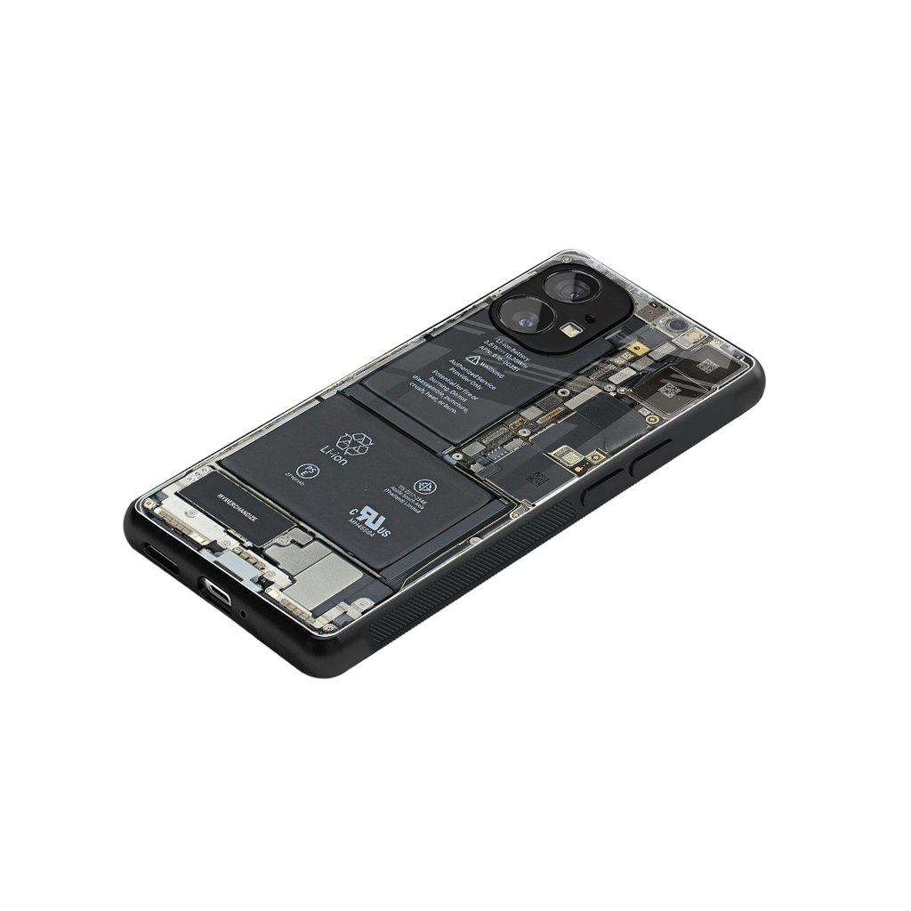 core view back phone cover | glass case for nothing phone 1