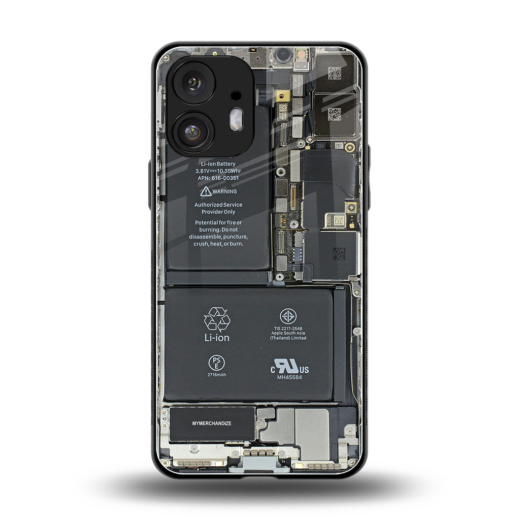 core view back phone cover | glass case for nothing phone 2