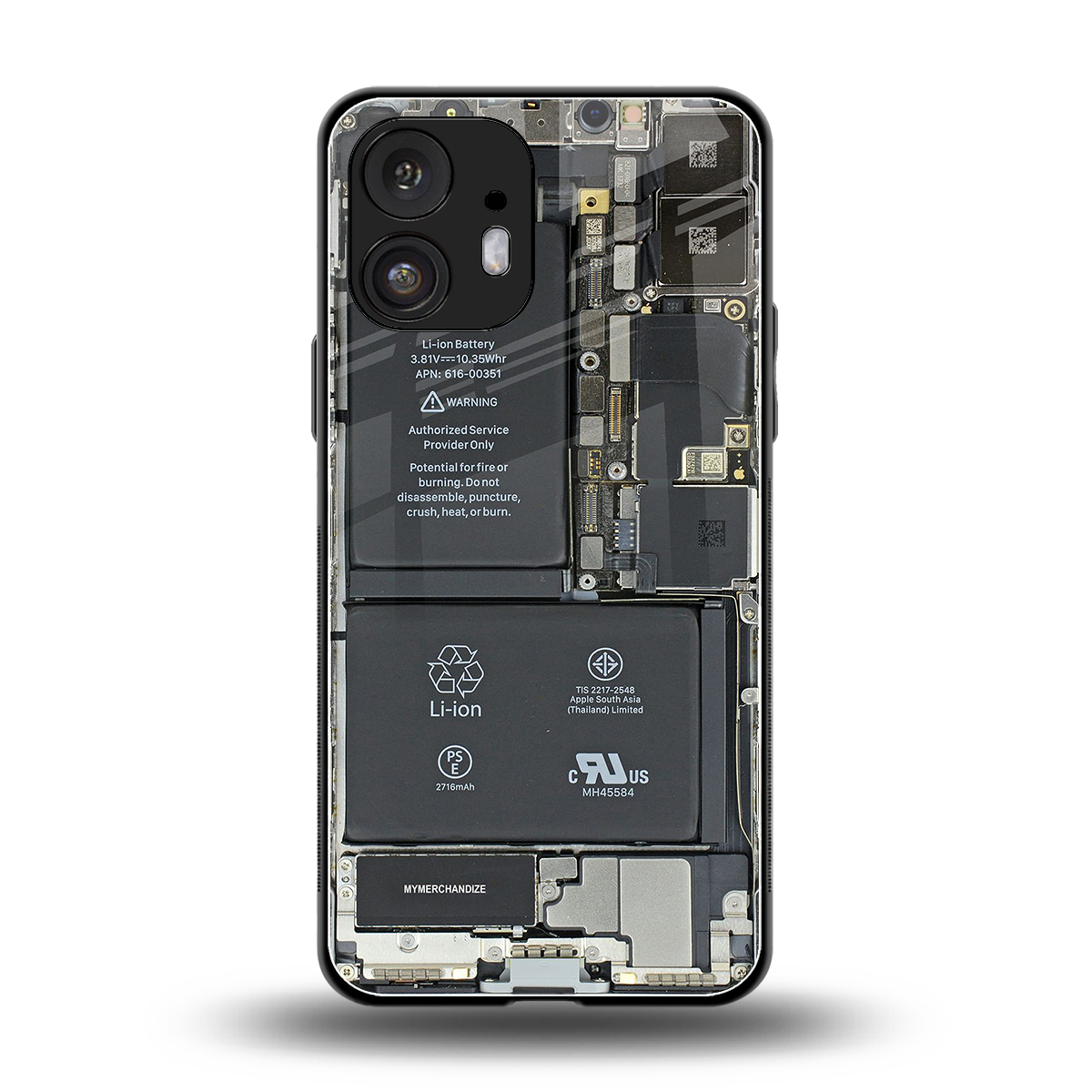 core view back phone cover | glass case for nothing phone 2