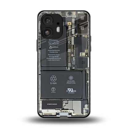 core view back phone cover | glass case for nothing phone 2