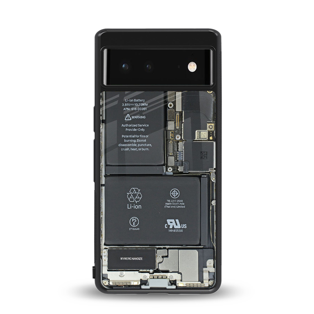 core view back phone cover | glass case for google pixel 6