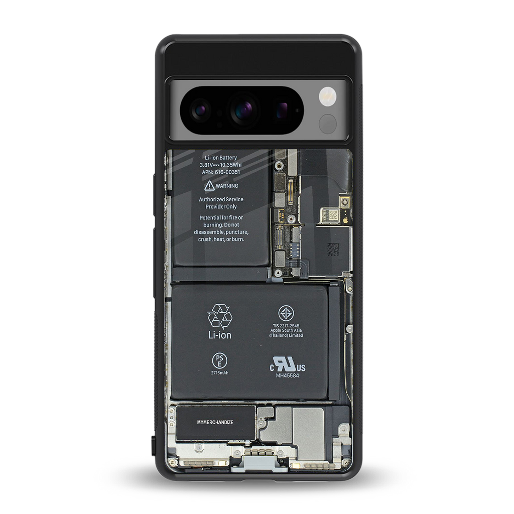 core view back phone cover | glass case for google pixel 8 pro