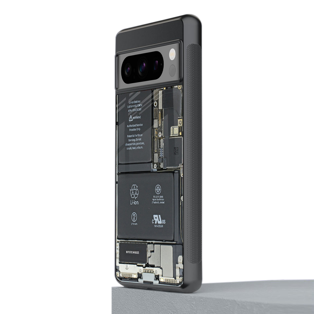 core view back phone cover | glass case for google pixel 8 pro