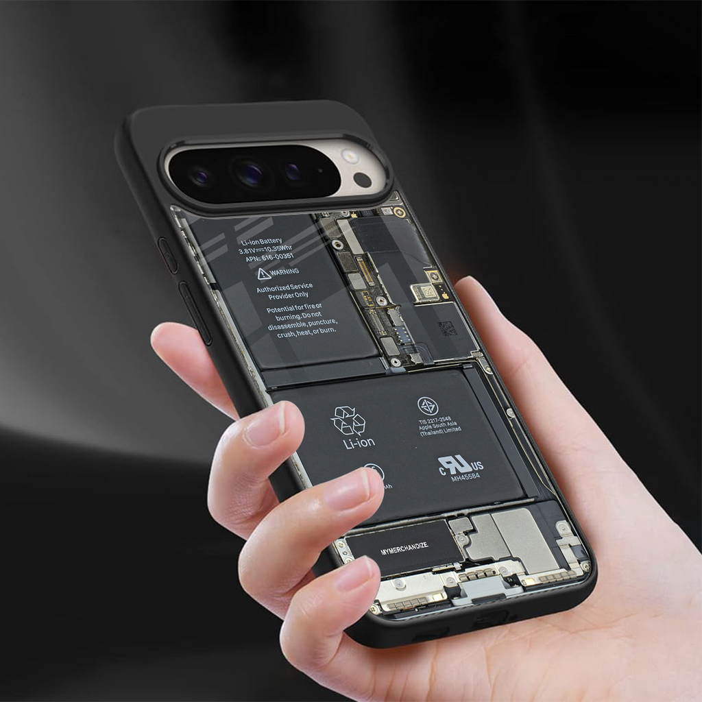 core view back phone cover | glass case for google pixel 9 pro xl
