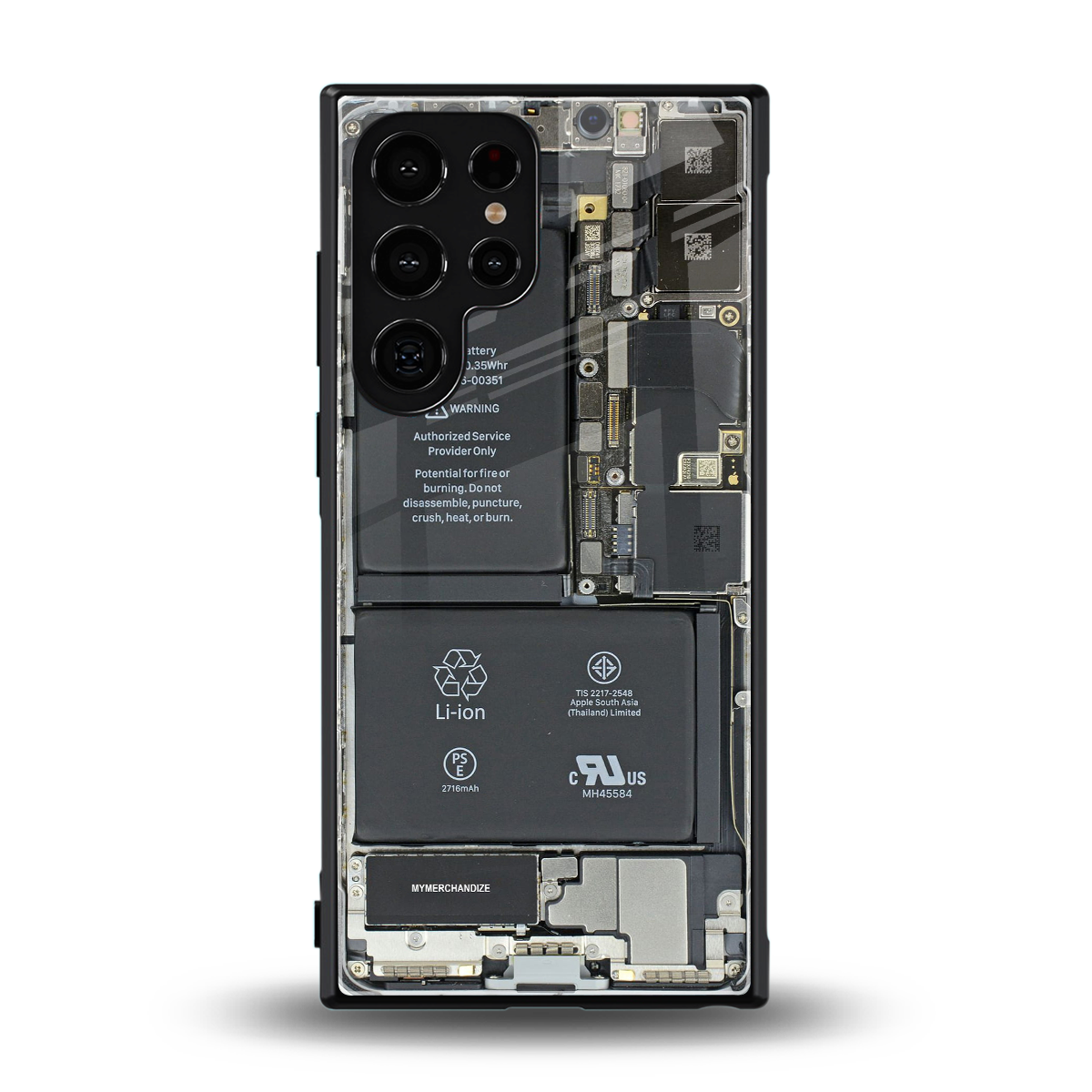 core view back phone cover | glass case for samsung galaxy s24 ultra