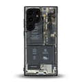 core view back phone cover | glass case for samsung galaxy s23 ultra