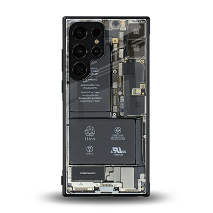 core view back phone cover | glass case for samsung galaxy s23 ultra