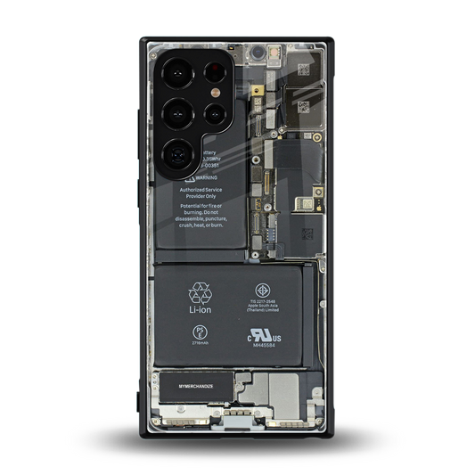 core view back phone cover | glass case for samsung galaxy s23 ultra