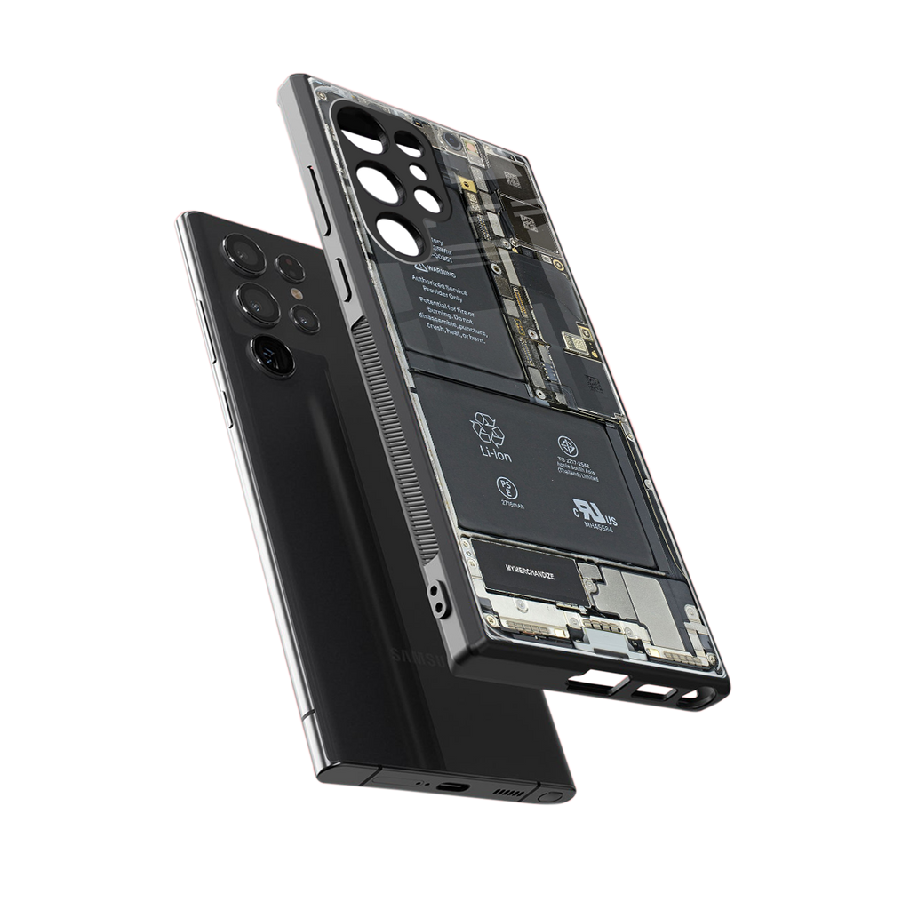 core view back phone cover | glass case for samsung galaxy s23 ultra