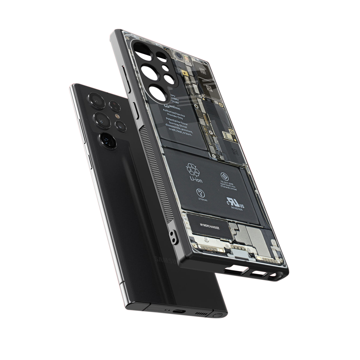 core view back phone cover | glass case for samsung galaxy s23 ultra