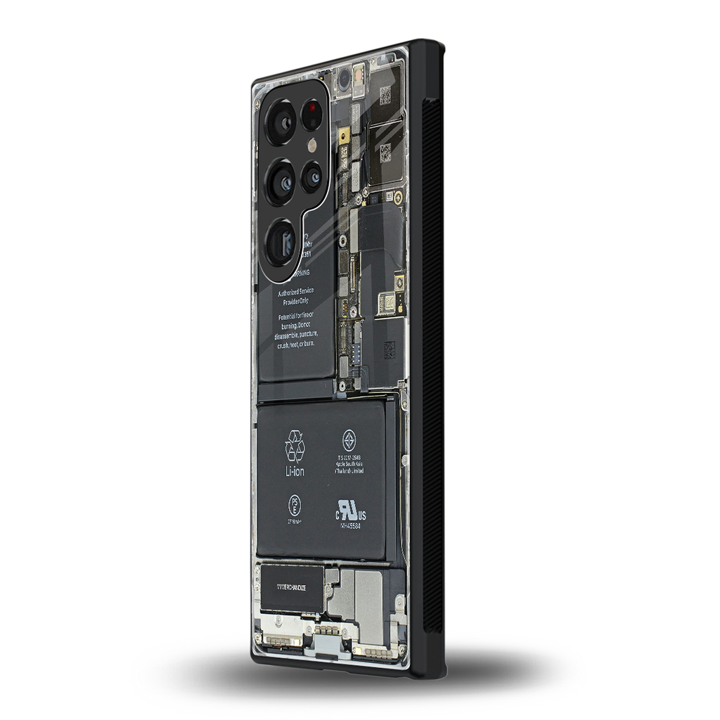 core view back phone cover | glass case for samsung galaxy s24 ultra