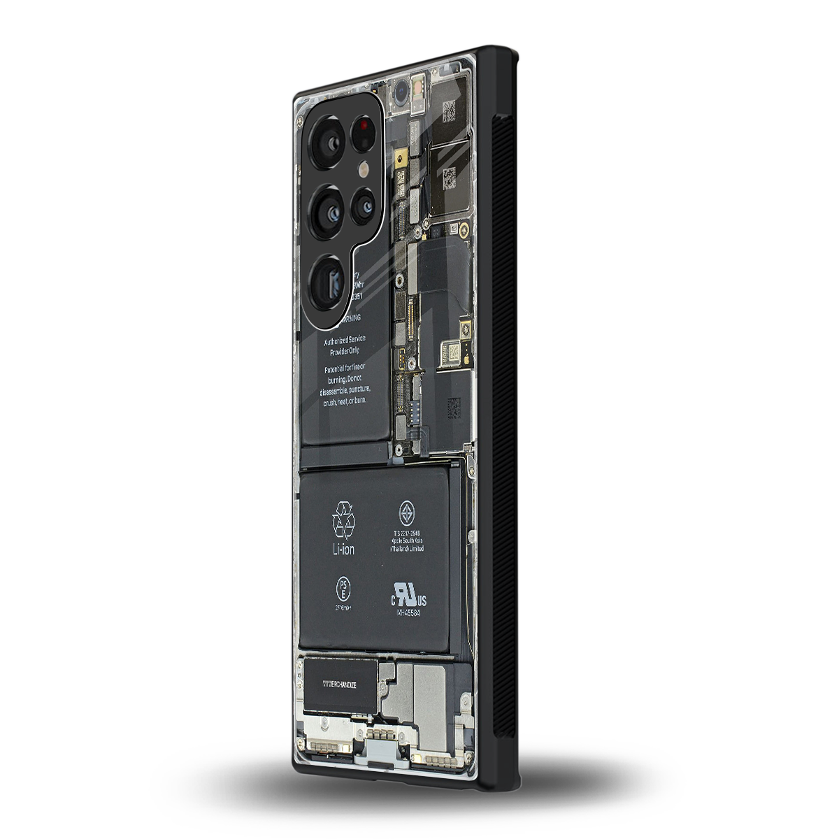 core view back phone cover | glass case for samsung galaxy s23 ultra