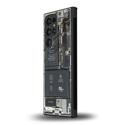 core view back phone cover | glass case for samsung galaxy s23 ultra