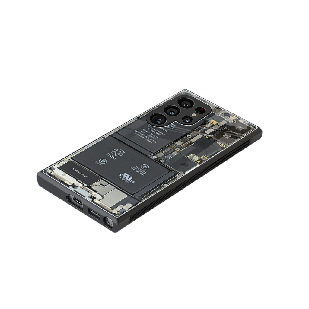 core view back phone cover | glass case for samsung galaxy s23 ultra