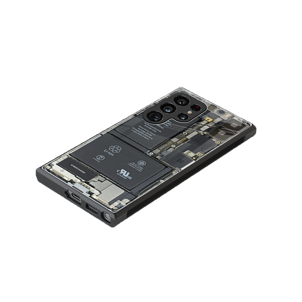 core view back phone cover | glass case for samsung galaxy s23 ultra
