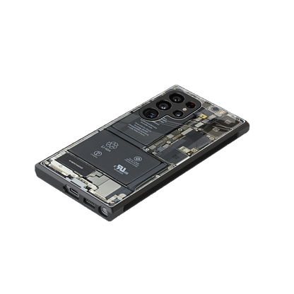 core view back phone cover | glass case for samsung galaxy s23 ultra