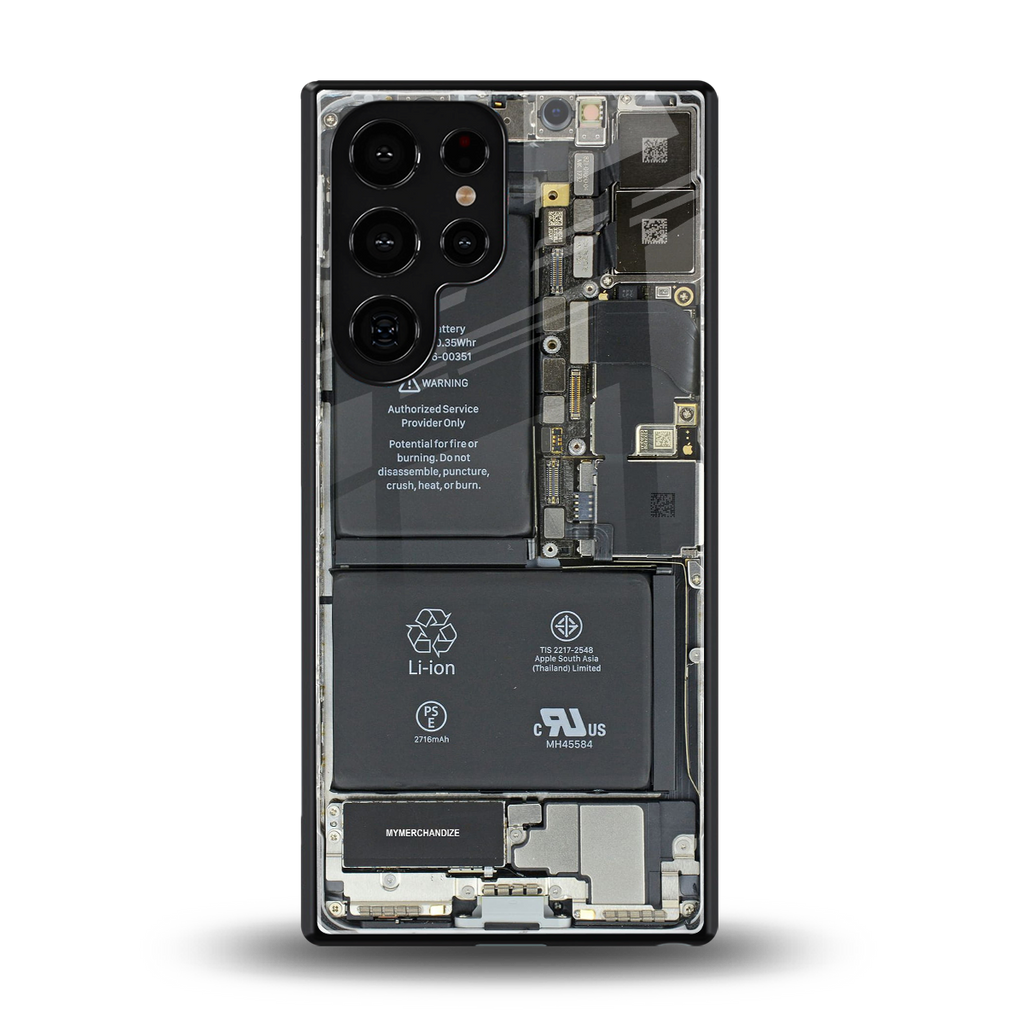 core view back phone cover | glass case for samsung galaxy s25 ultra