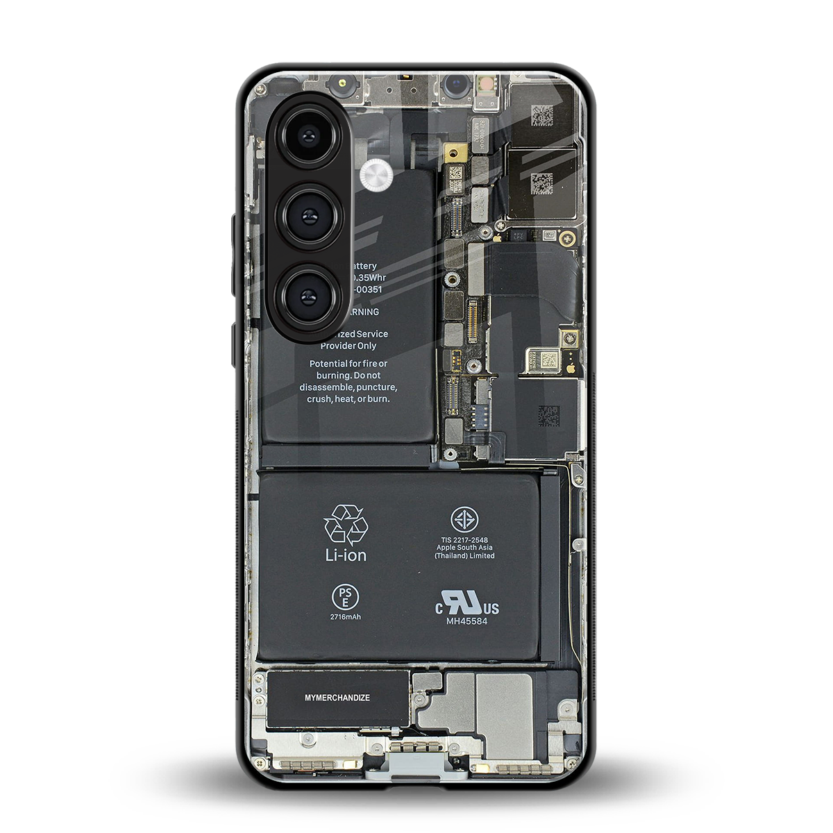 core view back phone cover | glass case for samsung galaxy s25 plus