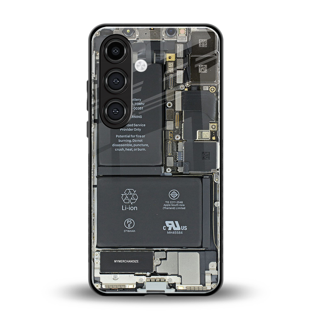 core view back phone cover | glass case for samsung galaxy s23 fe