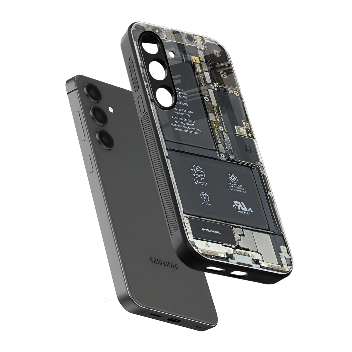 core view back phone cover | glass case for samsung galaxy s25 plus