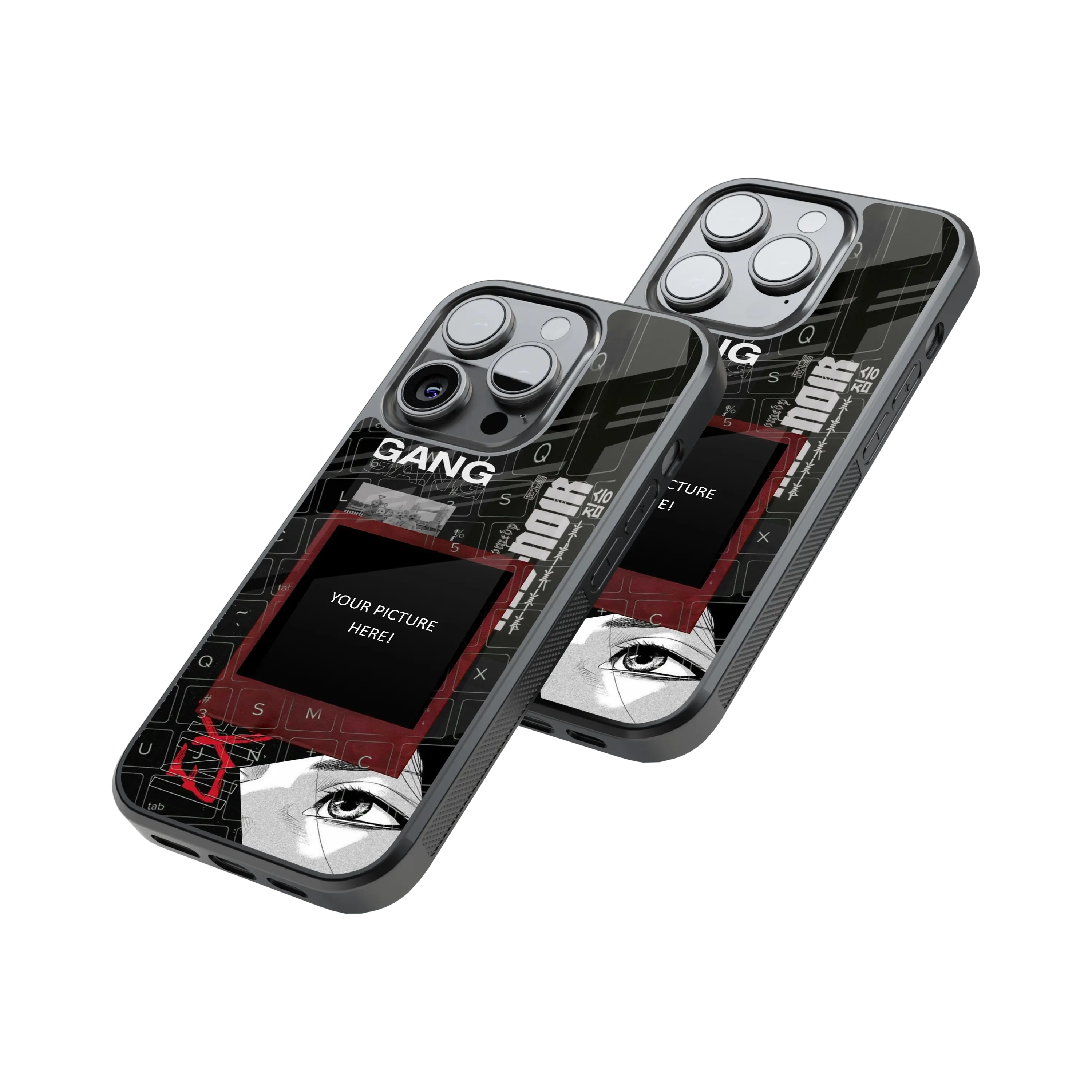 Polaroid Personalised Glass Phone Case