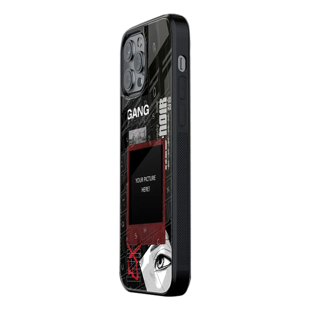Polaroid Personalised Glass Phone Case