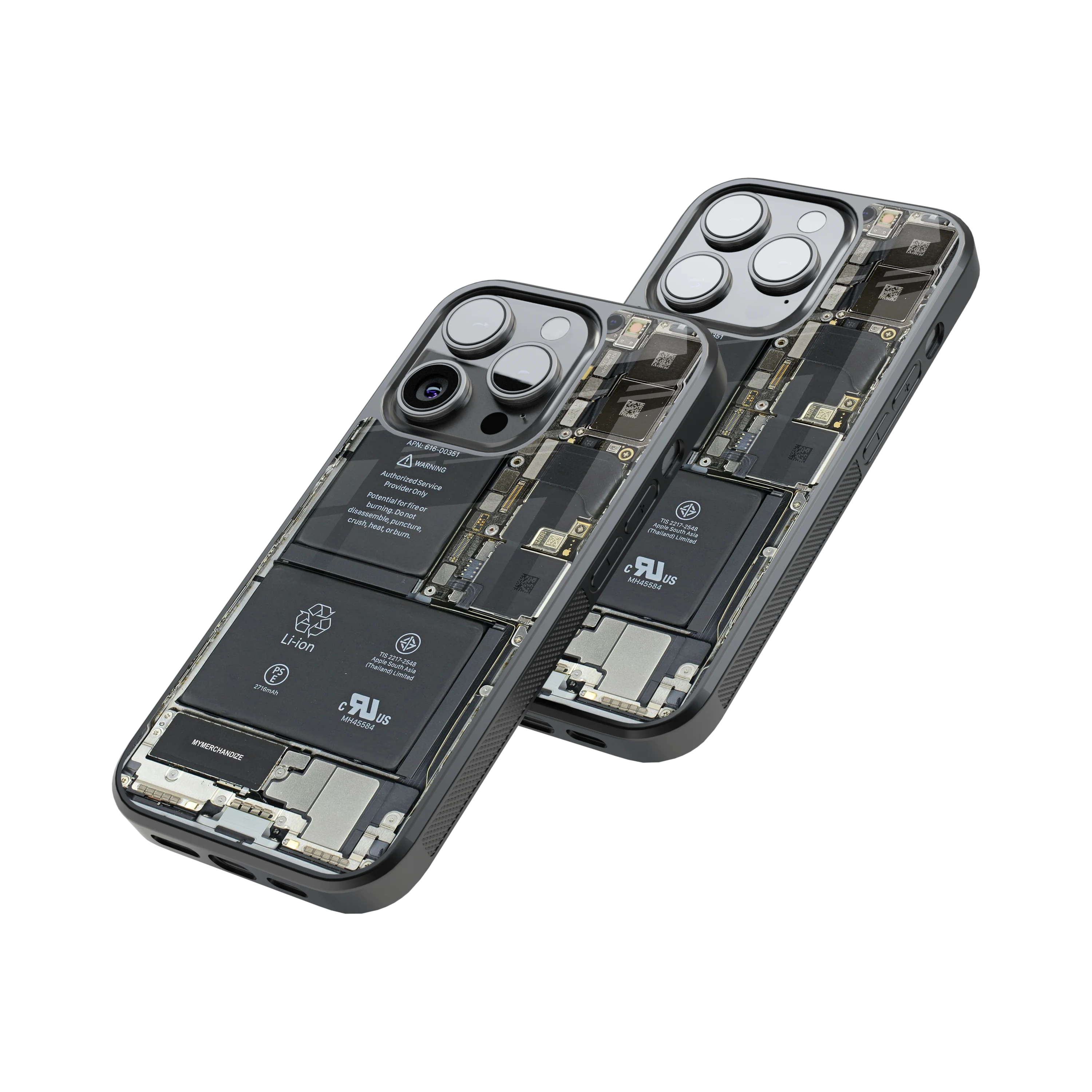 Protective Glass Back Phone Case Compatible with iPhone, Samsung, OnePlus, Pixel & More