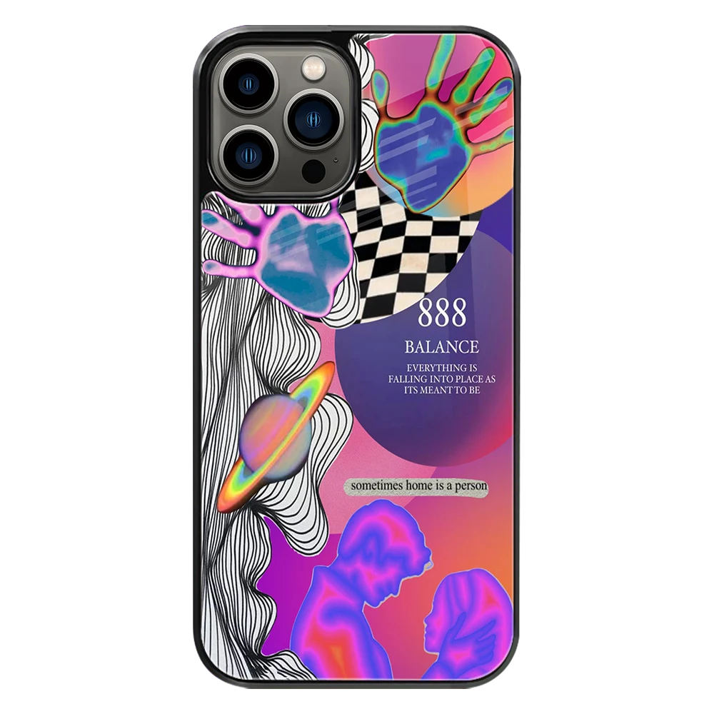 Premium Glass Back Mobile Phone Cover for iPhone, Samsung, OnePlus, Google Pixel, Redmi, Oppo, Vivo & Realme