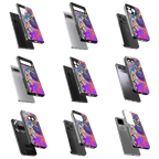 Durable Glass Back Mobile Case for iPhone, Samsung, OnePlus, Google Pixel, Redmi, Vivo, Oppo