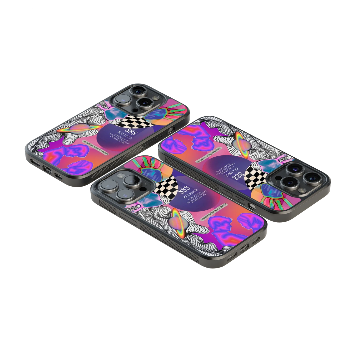 Luxury Glass Back Mobile Cover for iPhone, Samsung Galaxy, OnePlus, Pixel, Redmi & More