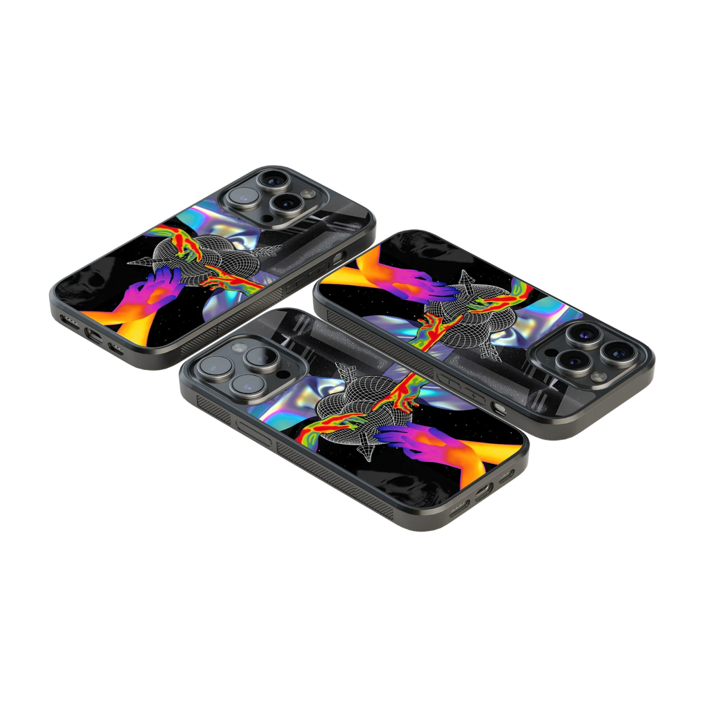 Luxury Glass Back Mobile Cover for iPhone, Samsung Galaxy, OnePlus, Pixel, Redmi & More