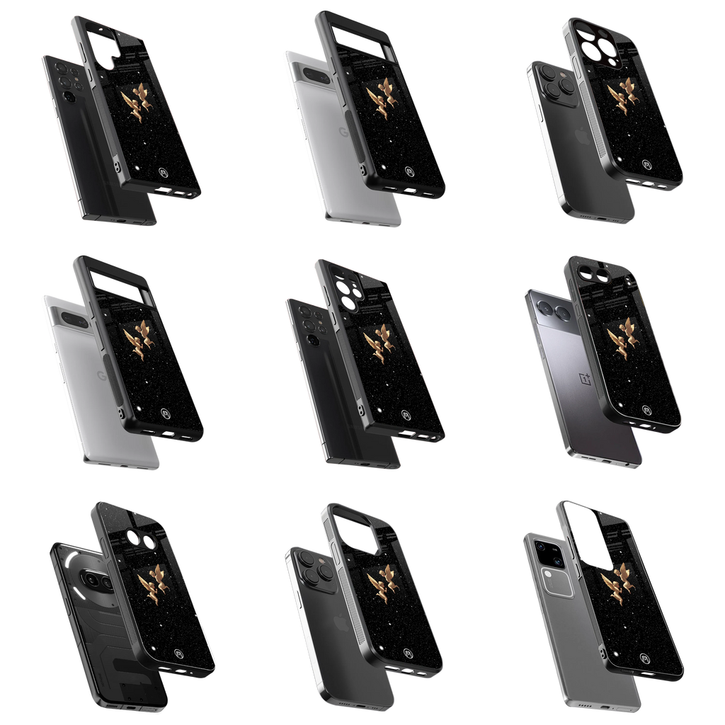 Durable Glass Back Mobile Case for iPhone, Samsung, OnePlus, Google Pixel, Redmi, Vivo, Oppo