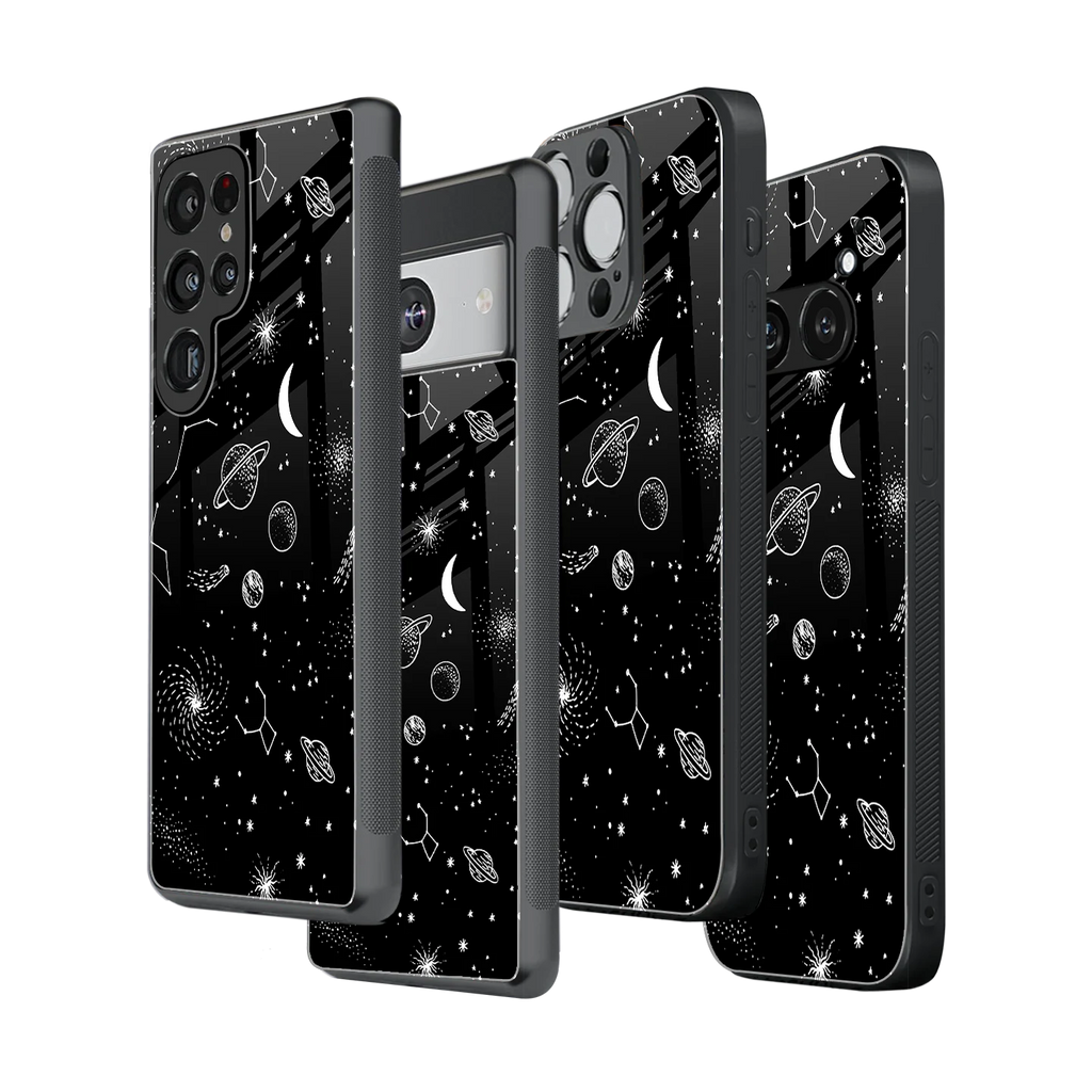 Stylish Glass Back Case for All Smartphones iPhone, Samsung, OnePlus, Pixel, Redmi, Oppo, Vivo, Motorola