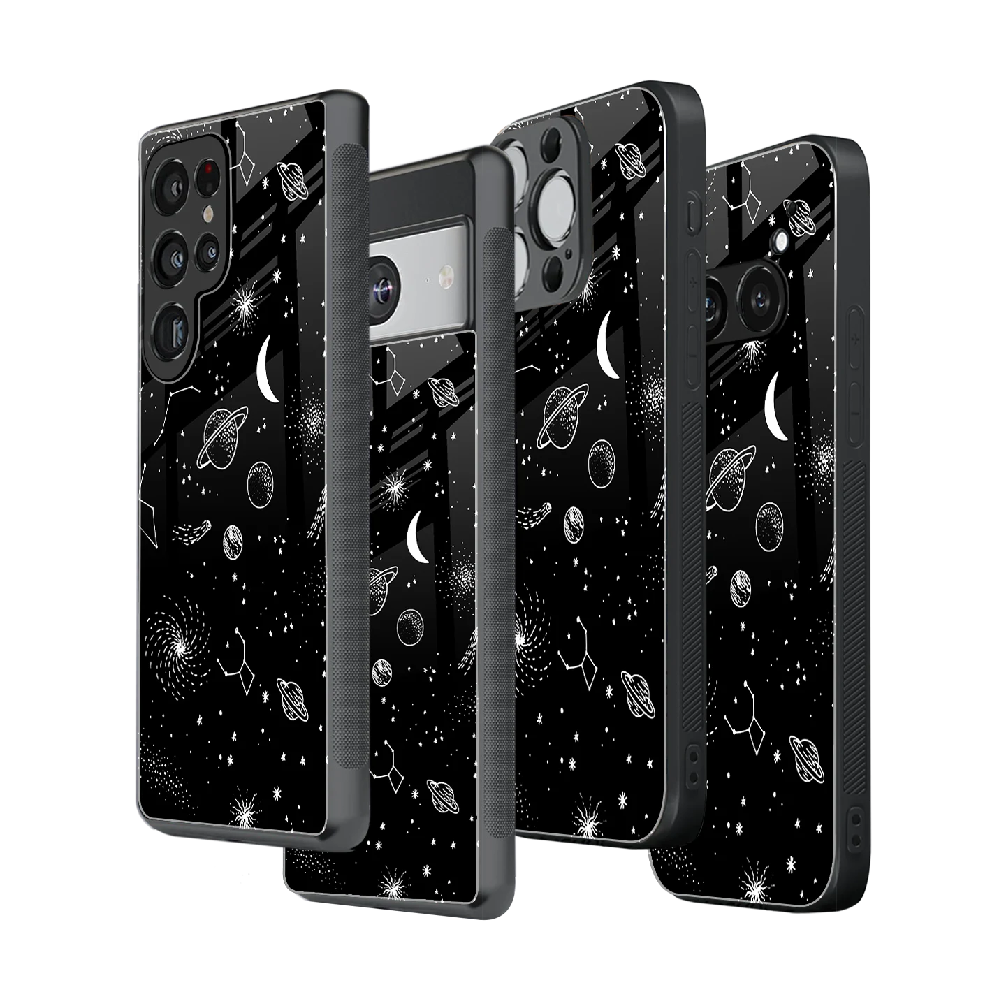 Stylish Glass Back Case for All Smartphones iPhone, Samsung, OnePlus, Pixel, Redmi, Oppo, Vivo, Motorola