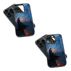 Trendy Glass Back Mobile Case for iPhone, Samsung, Redmi, OnePlus, Google Pixel, Motorola