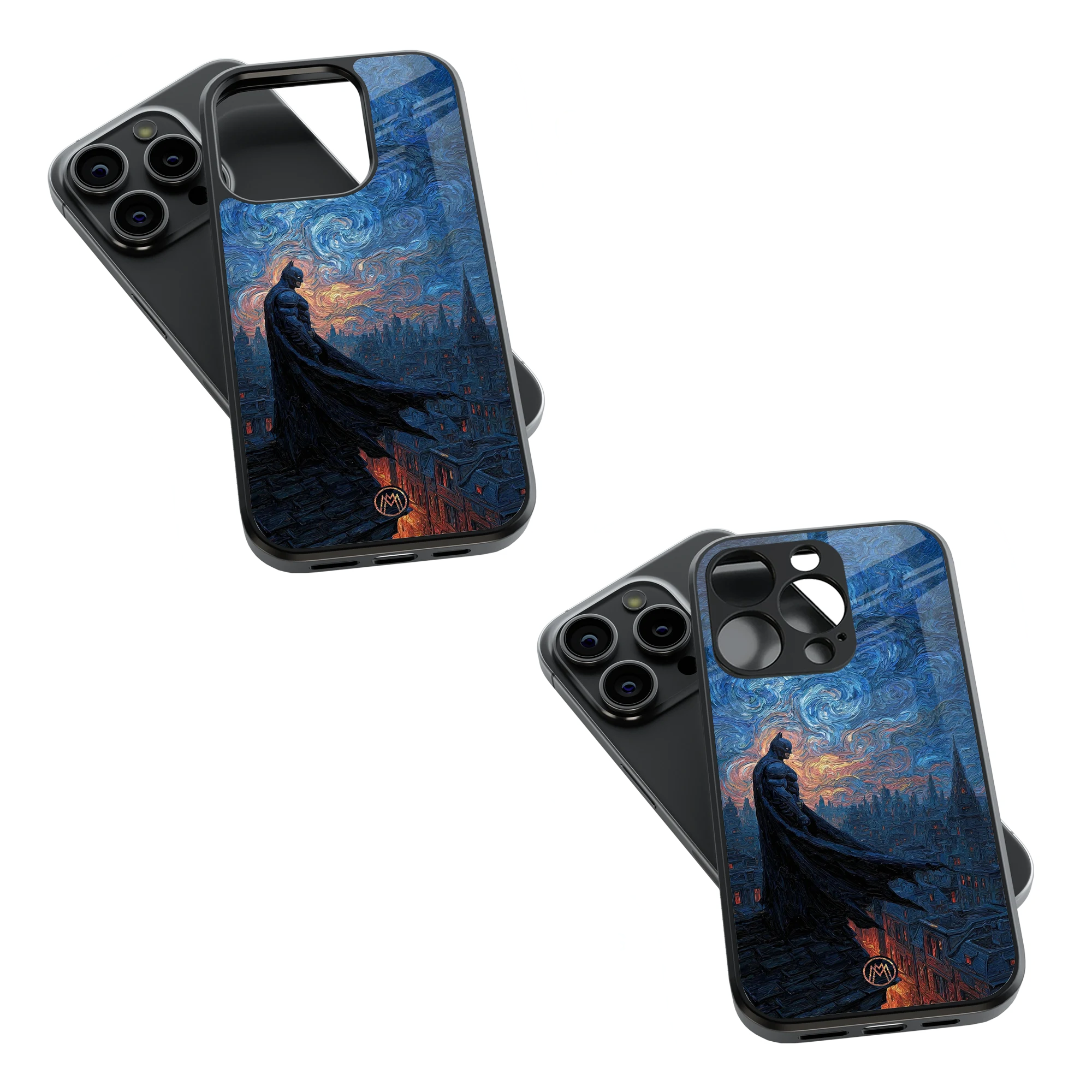 Trendy Glass Back Mobile Case for iPhone, Samsung, Redmi, OnePlus, Google Pixel, Motorola