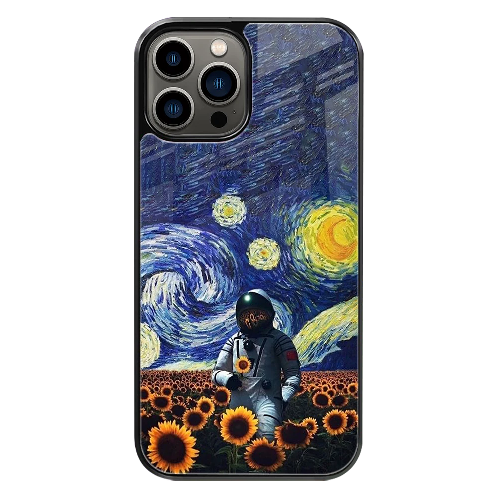 Premium Glass Back Mobile Phone Cover for iPhone, Samsung, OnePlus, Google Pixel, Redmi, Oppo, Vivo & Realme