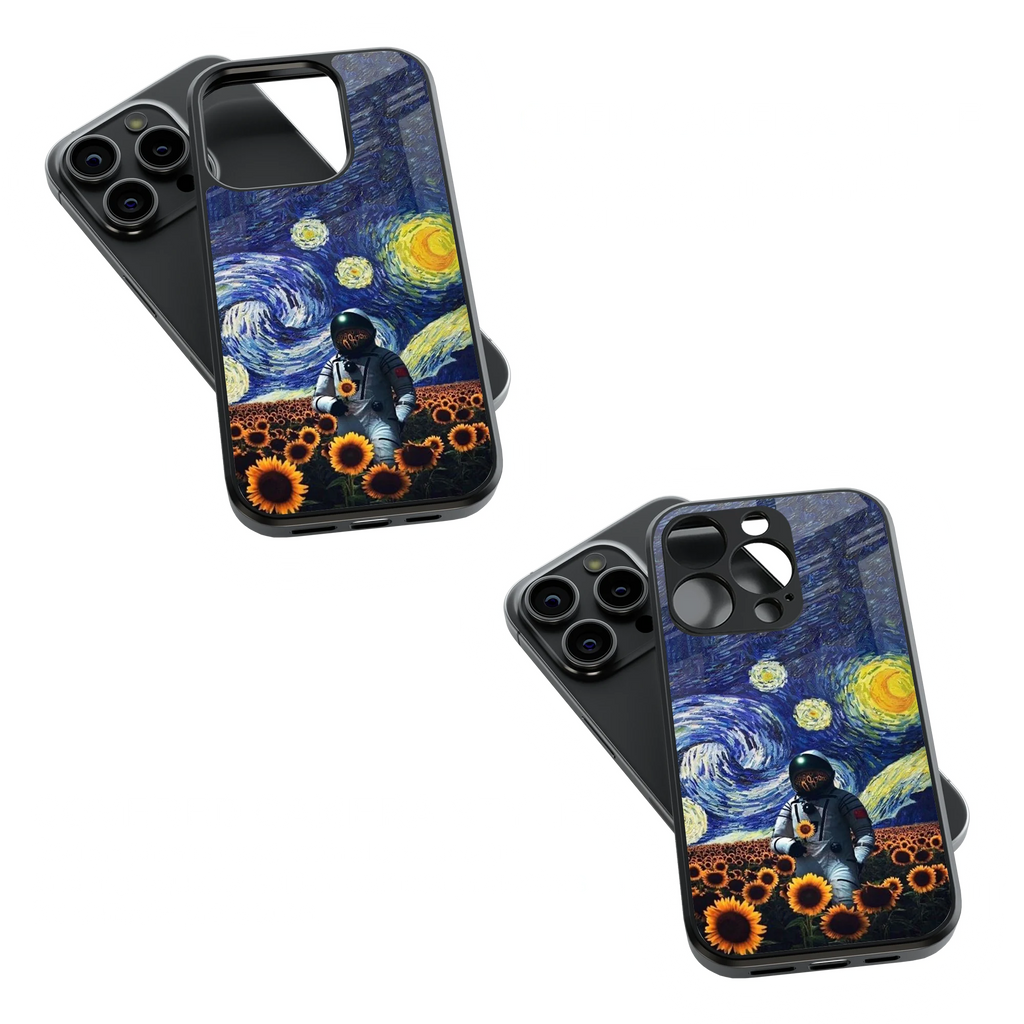 Trendy Glass Back Mobile Case for iPhone, Samsung, Redmi, OnePlus, Google Pixel, Motorola