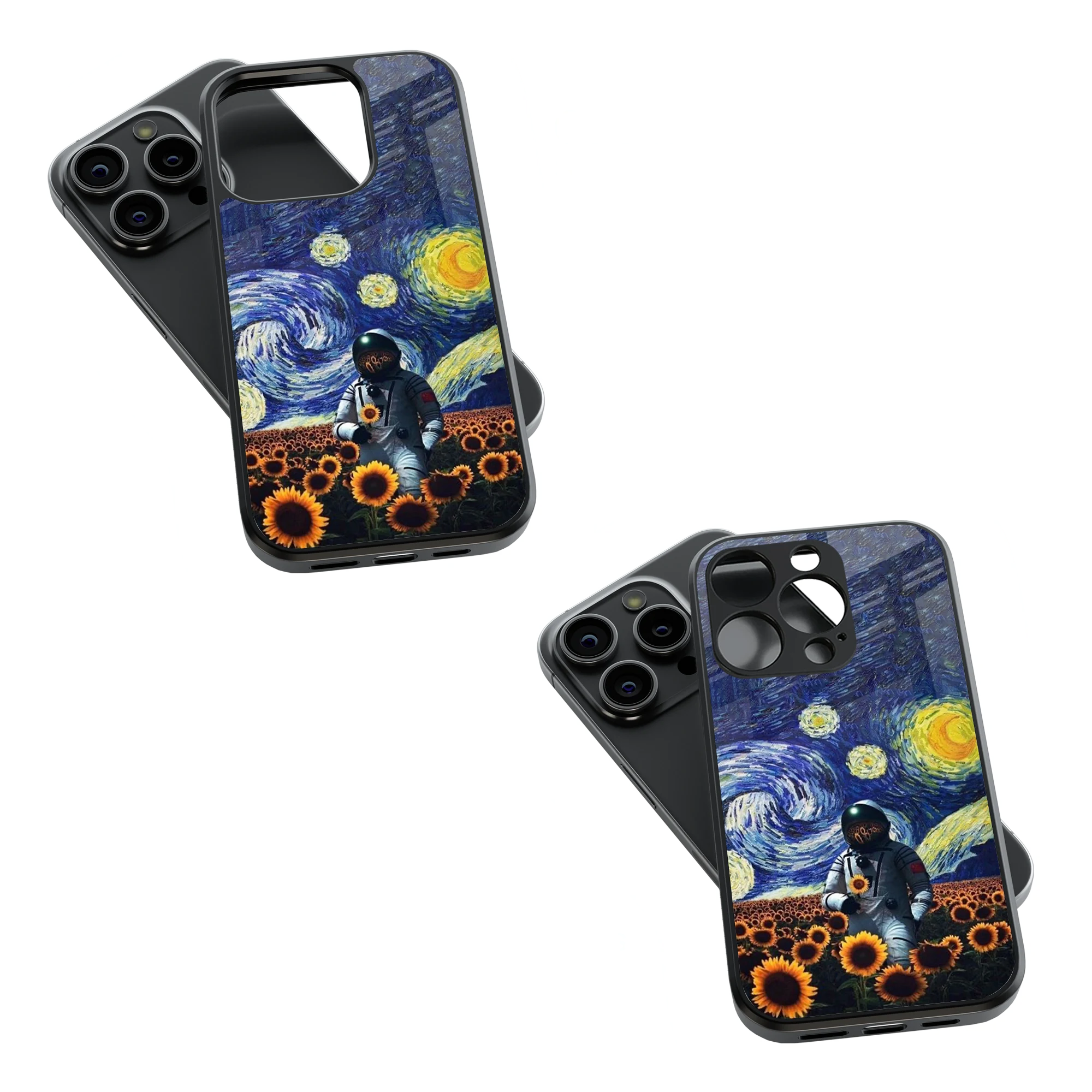 Trendy Glass Back Mobile Case for iPhone, Samsung, Redmi, OnePlus, Google Pixel, Motorola