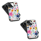 Trendy Glass Back Mobile Case for iPhone, Samsung, Redmi, OnePlus, Google Pixel, Motorola